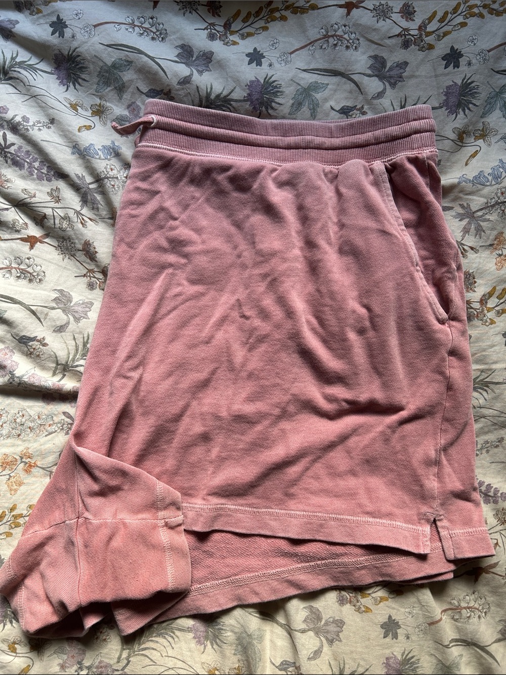 Women’s Casual Pink Drawstring Sweat Shorts